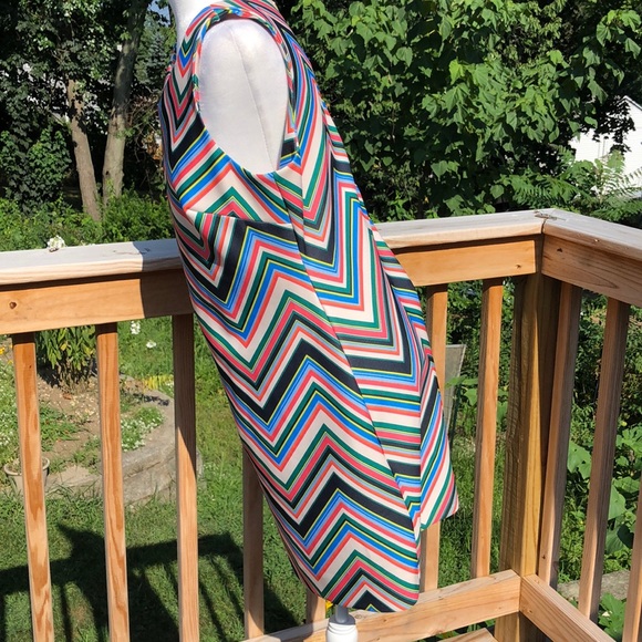 Taylor multicolor zigzag dress - Picture 4 of 7